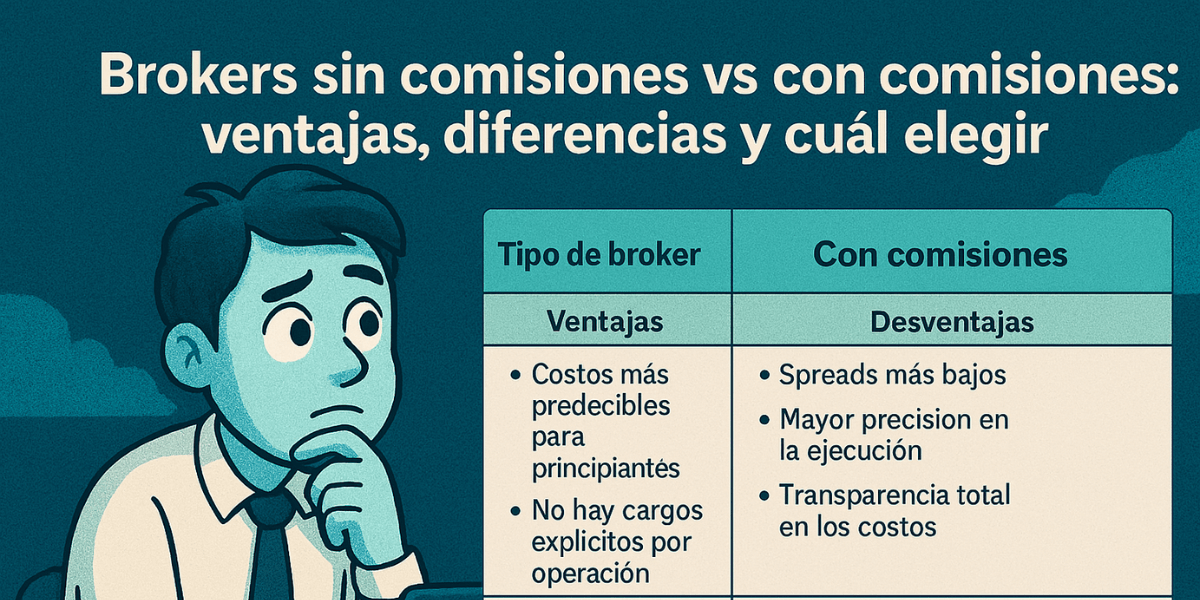 Brokers sin Comisiones vs con Comisiones: ¿Cuál te Conviene Más en 2025?