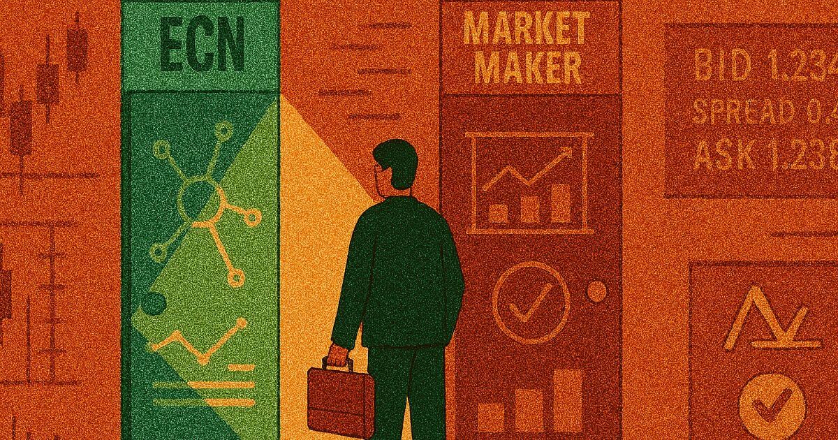 Broker ECN vs Market Maker: ¿Qué los Diferencia?