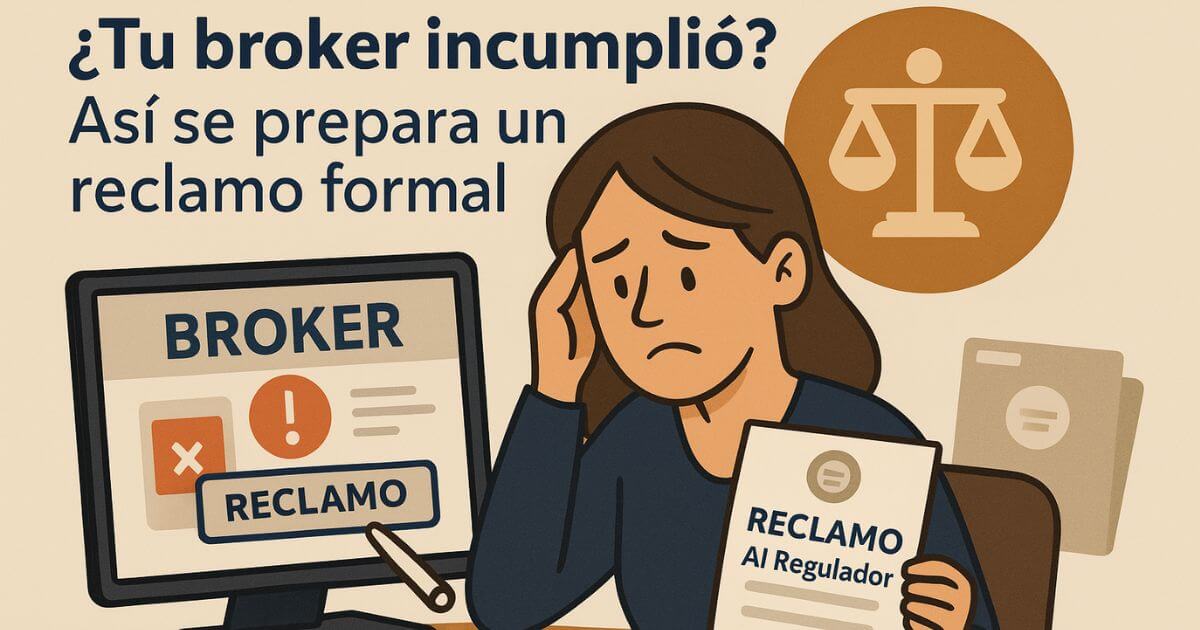 Cómo Preparar un Reclamo si tu Broker Incumple