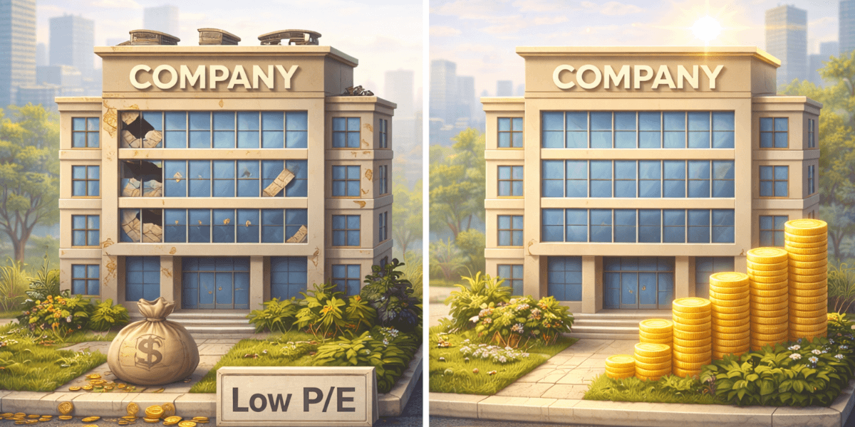 When a Low P/E Ratio Is a Warning: How to Spot Value Traps in Stocks