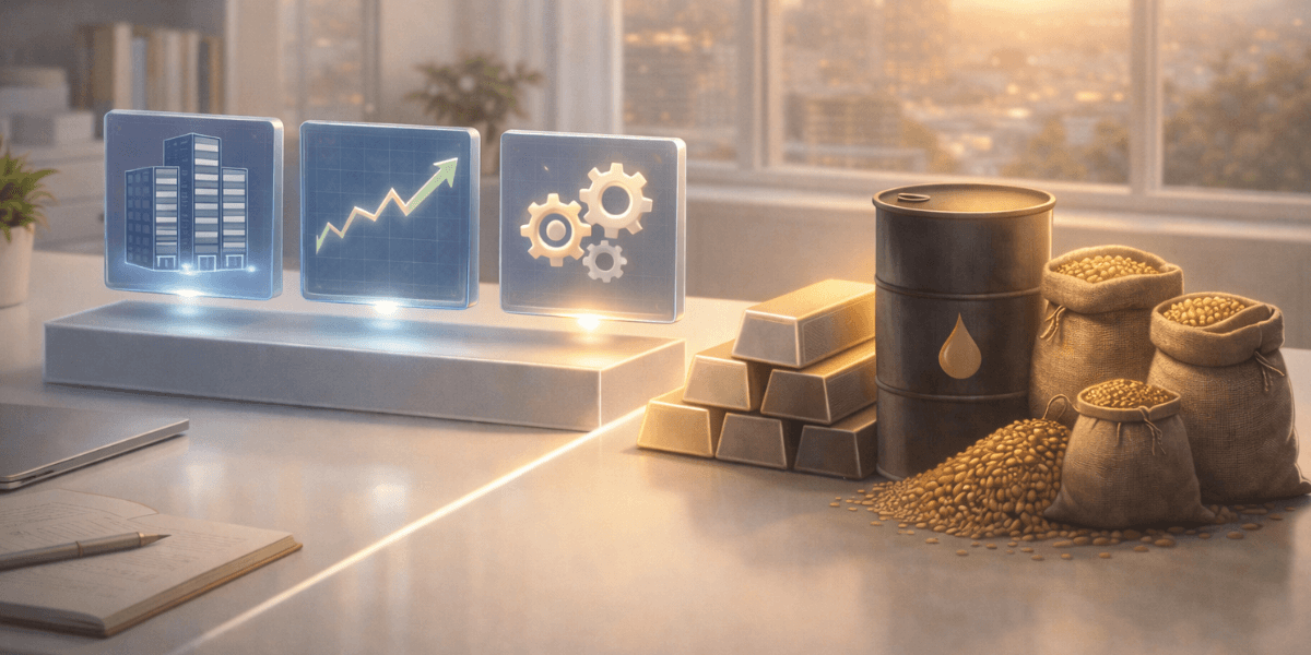 Stocks vs Commodities: How They Behave Differently