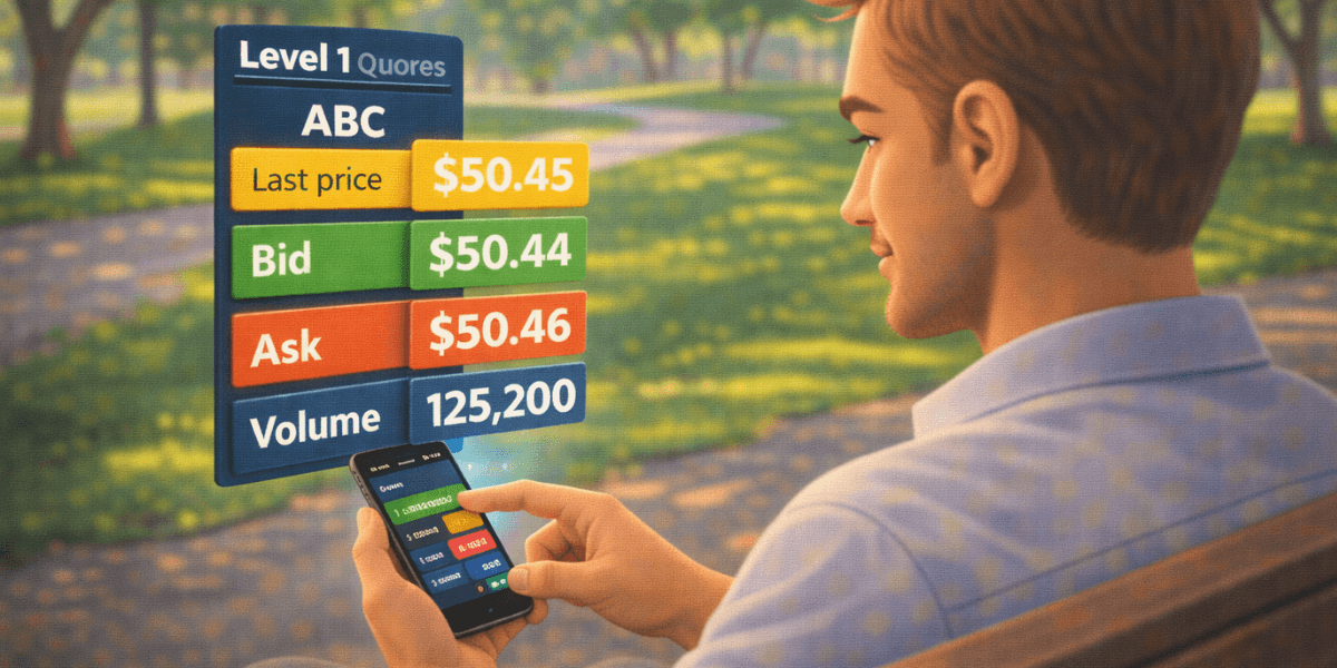 How to Read Level 1 Quotes in Stocks